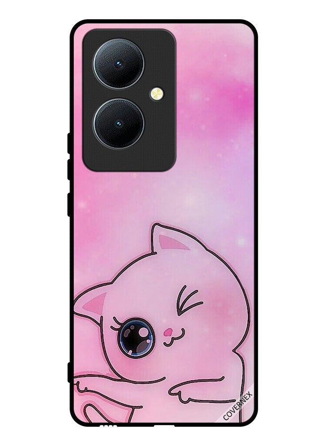 Covernex Protective Case Cover For Vivo Y78 5G Go This Way Kitten - Image 1