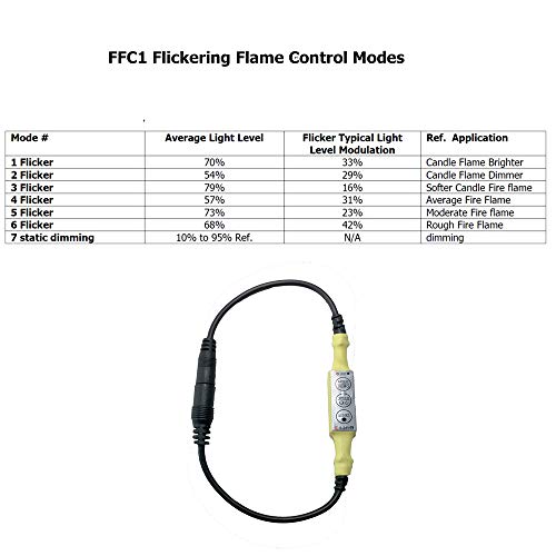 Prop and Scenery Lights 2 Pack Prop Flickering Flame Control for Led Light Fake Fire Effect Candles Lanterns - Image 2