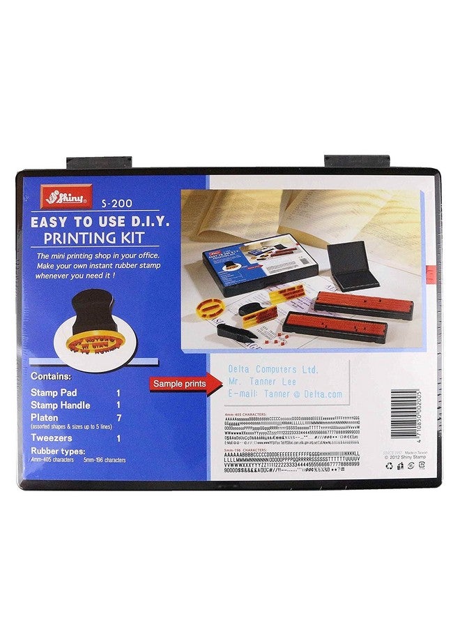 Shiny S-200 Rubber Stamp Kit