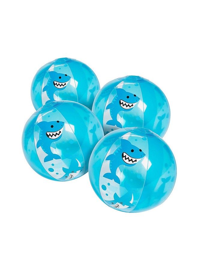 Fun Express Shark Mini Beach Ball Toys 12 Pieces - Image 2