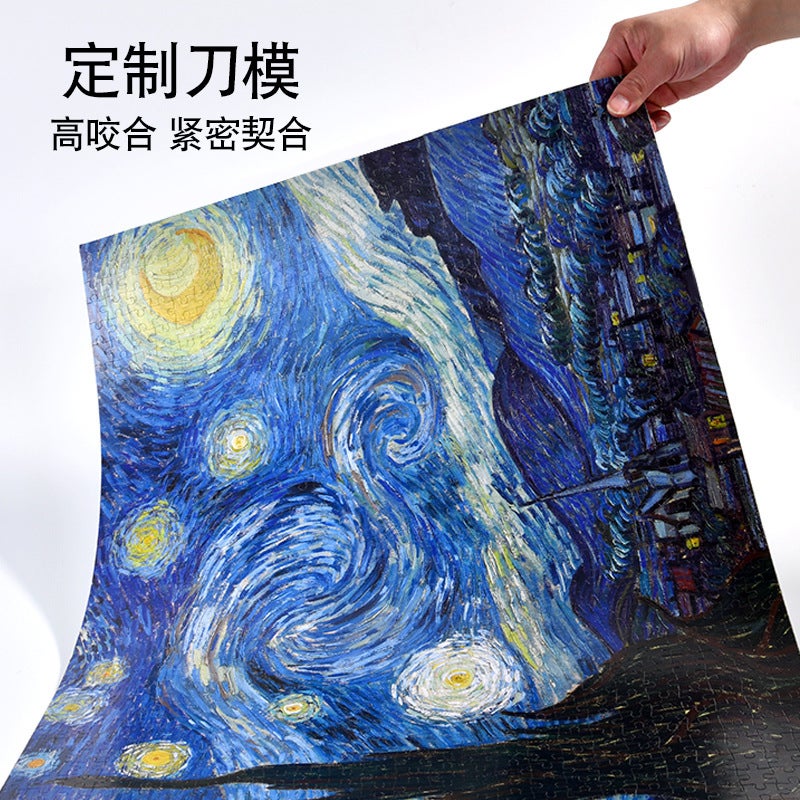 Adult 1000 Pieces Puzzle Manufacturers Cute Cure High Difficulty Decompression Girls' Educational Toys Birthday Gift - Image 3