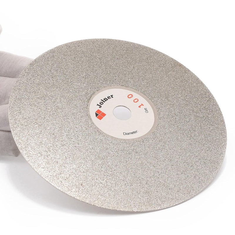 JOINER 6" inch 150 mm Grit 100 Diamond Grinding Disc Abrasive Wheel Coated Flat Lap Disk Jewelry Tools for Gemstone Glass Rock Ceramics - Image 4