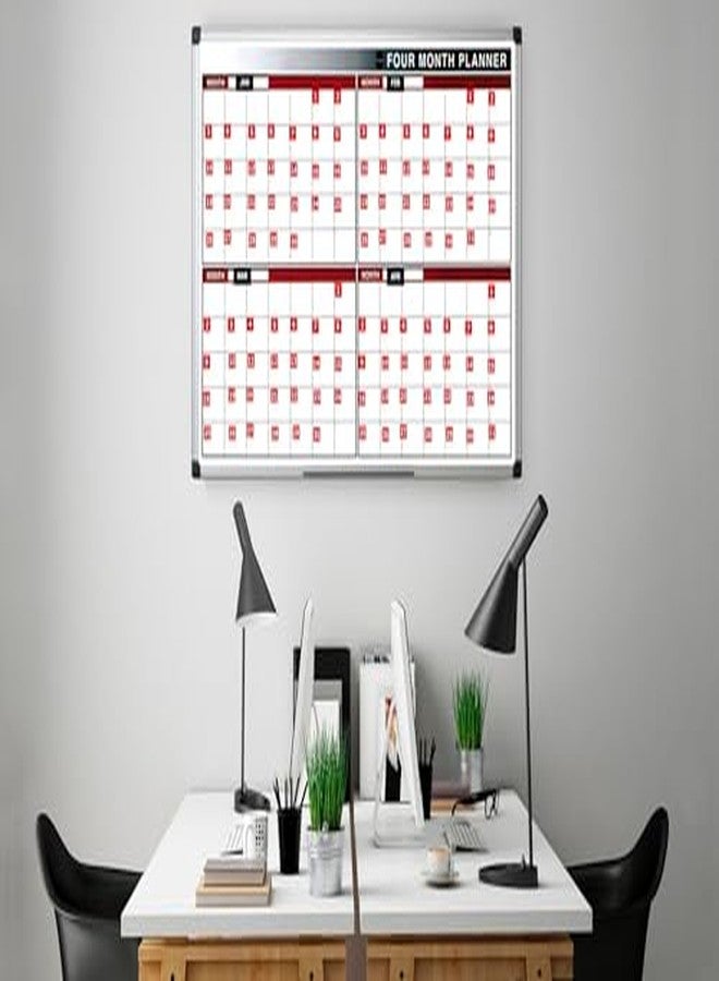 MasterVision Interchangeable Magnetic Board Accessories, Months of Year, Black/White, 2" x 1", 12 Pieces - Image 4