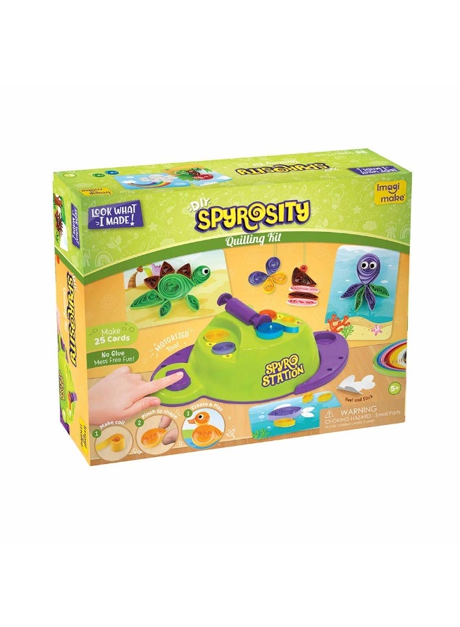 Imagimake Spyrosity Explore- Quilling Based Creative Toy and Activity Set– With patent pending motorized tool - For Boys and Girls above 5 years - Image 1