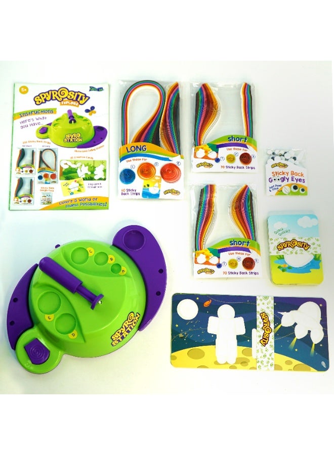 Imagimake Spyrosity Explore- Quilling Based Creative Toy and Activity Set– With patent pending motorized tool - For Boys and Girls above 5 years - Image 2