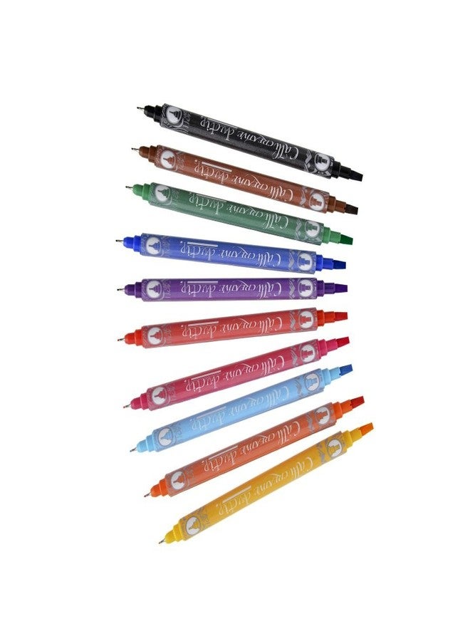 Manuscript Callicreative Duotips, Double Ended Markers For Hand-Lettering - 10 Assorted Colours - Image 2