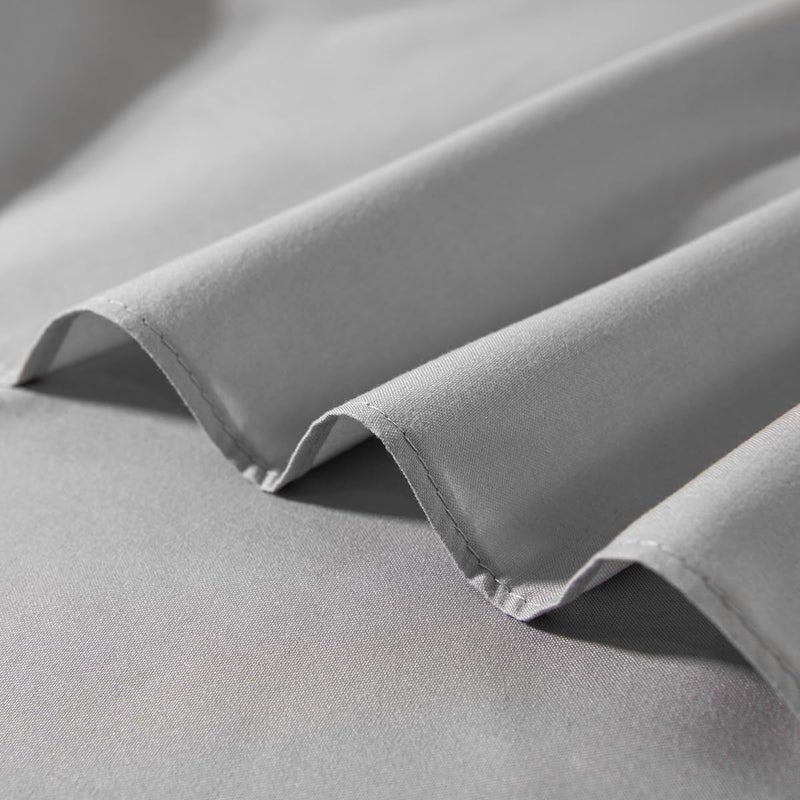 TSUTOMI Bed Skirt Queen Size Ruffled Bed Skirt with Split Corners  Queen Bed Skirt 16 Inch Drop  TSUTOMI Queen Size Bed Skirt Light Grey for Ruffled Bed Skirt with Split Corners  Bed Skirt Queen Size - Image 4