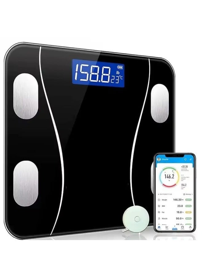 Digital personal scale for measuring body weight. Accurate scale to aid weight loss. Features high-precision measurements and can support up to 180 kg. Equipped with stand-up operation technology. - Image 4