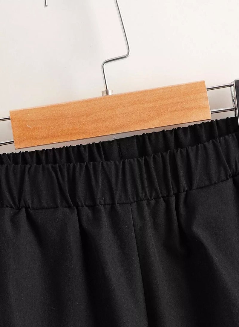Boys Elastic Waist Flap Pocket Pants - Image 3