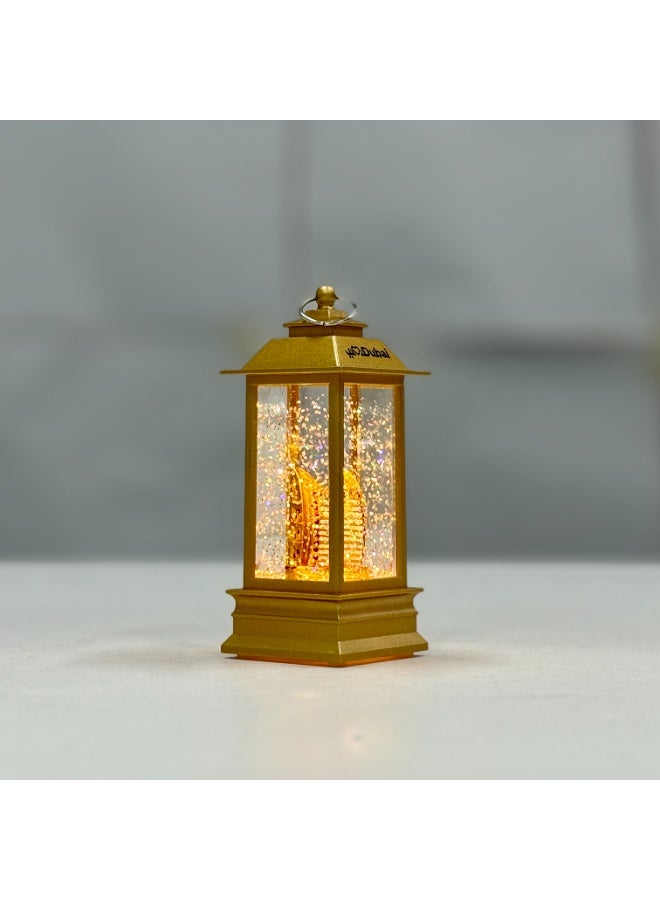 مصباح ليلي LED تذكاري فاخر مجسم ثلاثي الأبعاد لفندق برج العرب دبي - زينة مكتبية بسائل لامع متدفق - هدية إماراتية مثالية - Image 2