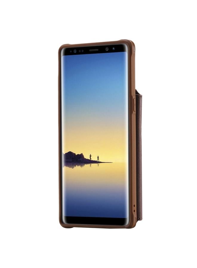 S-TOP Case For Galaxy Note 8 Zipper Shockproof Protective Case with Card Slots & Bracket & Photo Holder & Wallet Function - Image 3