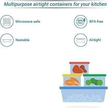 Le Chiic Pack of 6 100ml Glass Jars with Airtight Lids Ideal for Herbs Spices Jams Cookies Biscuits Masala Storage Clear Glass Storage Jars for Kitchen and Pantry - Image 4