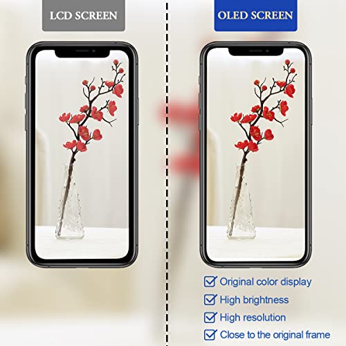 EFAITHFIX for iPhone 11 Pro Max Screen Replacement OLED 6.5 Inch [NOT LCD] Display 3D Touch Frame Assembly Digitizer with Repair Kit Screen Protector Waterproof Adhesive for Model A2161, A2220, A2218 - Image 2