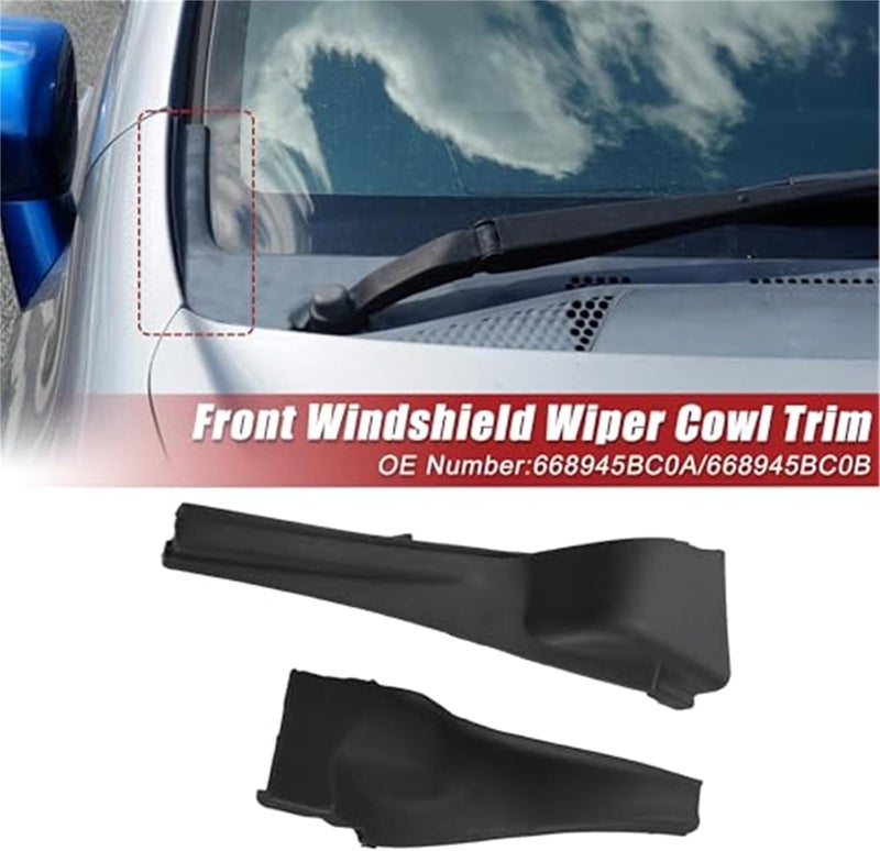 Wivplex Windshield Wiper Cowl Cover Extension Trim for Nissan Murano - Image 3