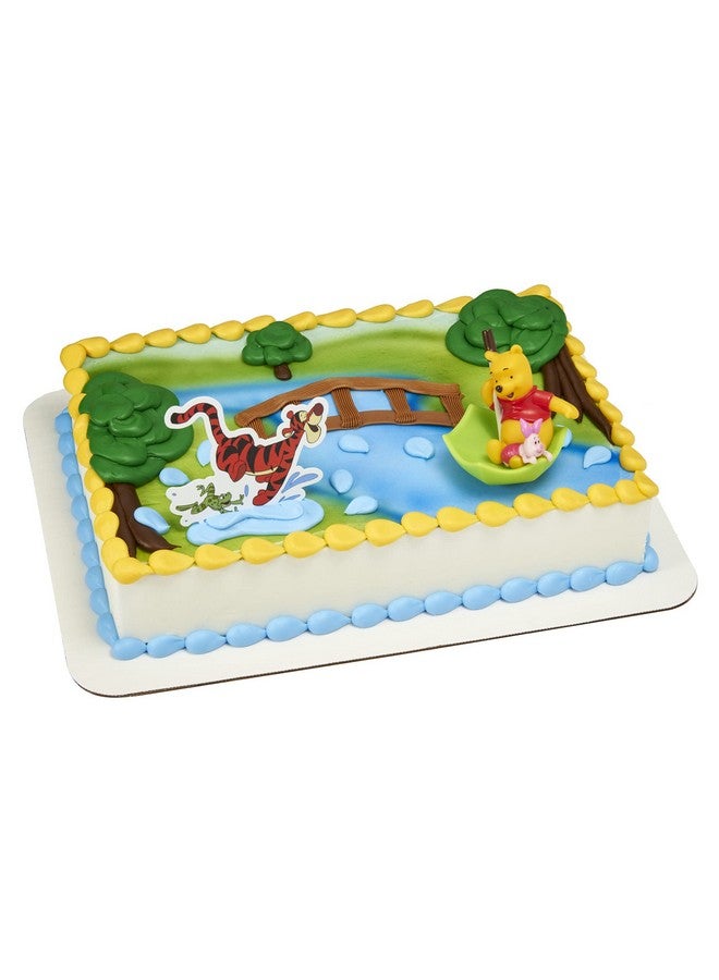 DecoPac Decosetwinnie The Pooh Piglet & Tigger Hunny Raindrops Cake Decorations 2 Piece Set - Image 1