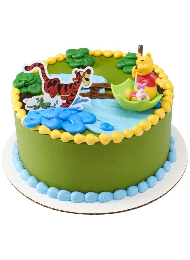 DecoPac Decosetwinnie The Pooh Piglet & Tigger Hunny Raindrops Cake Decorations 2 Piece Set - Image 3