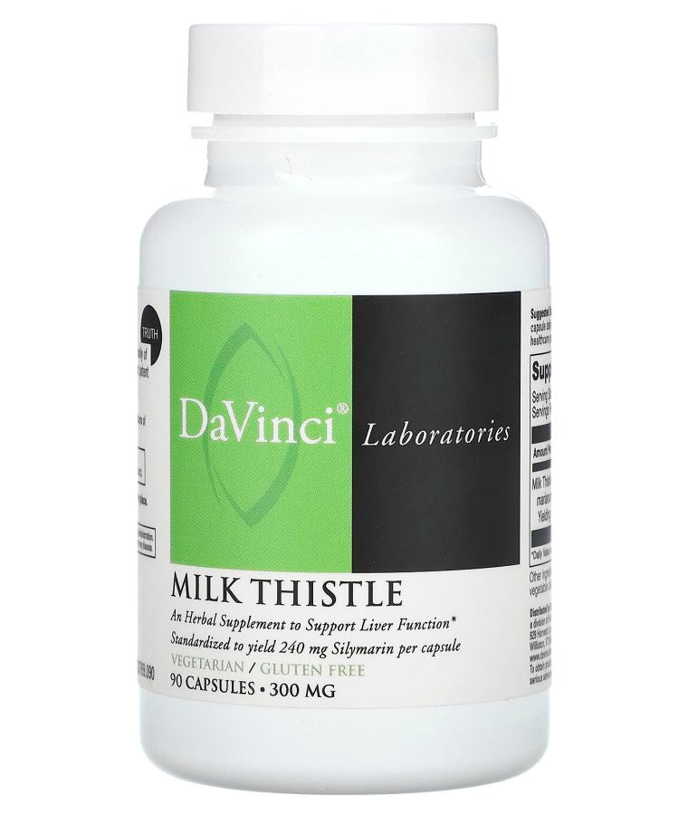 DaVinci Laboratories Milk Thistle 300 mg 90 Capsules