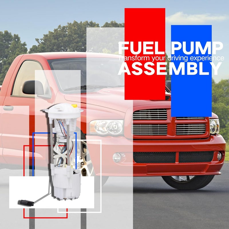 AdvanEX مجموعة مضخة الوقود AdvanEX متوافقة مع كرايسلر 0406 دودج رام 1500 تستبدل OE E7186M P76259M - Image 2