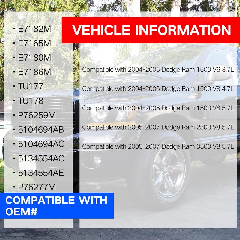 AdvanEX مجموعة مضخة الوقود AdvanEX متوافقة مع كرايسلر 0406 دودج رام 1500 تستبدل OE E7186M P76259M - Image 3