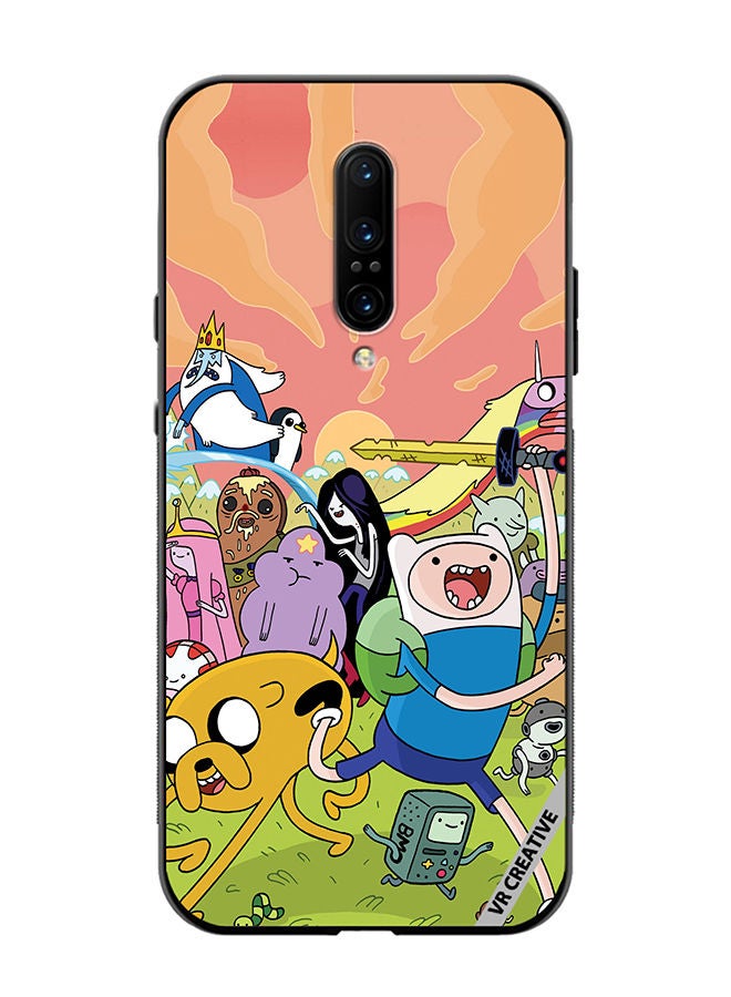 VR CREATIVE Protective Case Cover For OnePlus 7 Pro Cartoon Mix Design Multicolour - Image 1
