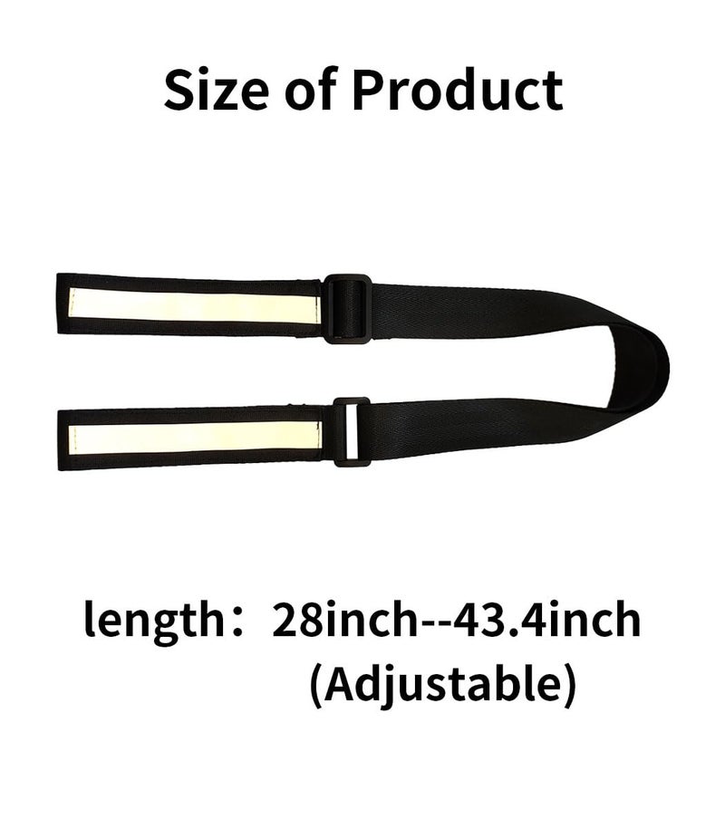 nsgglecher 2PCS Boxing Gloves Carrying Strap，26’’- 46’’ Adjustable Shoulder Strap for Carrying & Hanging Boxing Gloves，Boxing Gloves Storage Rack, Travel Carrier Gloves Holder Strap - Image 2