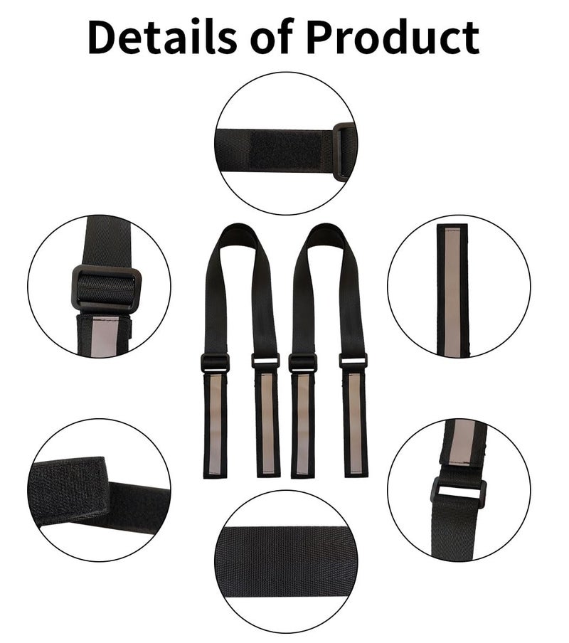 nsgglecher 2PCS Boxing Gloves Carrying Strap，26’’- 46’’ Adjustable Shoulder Strap for Carrying & Hanging Boxing Gloves，Boxing Gloves Storage Rack, Travel Carrier Gloves Holder Strap - Image 3