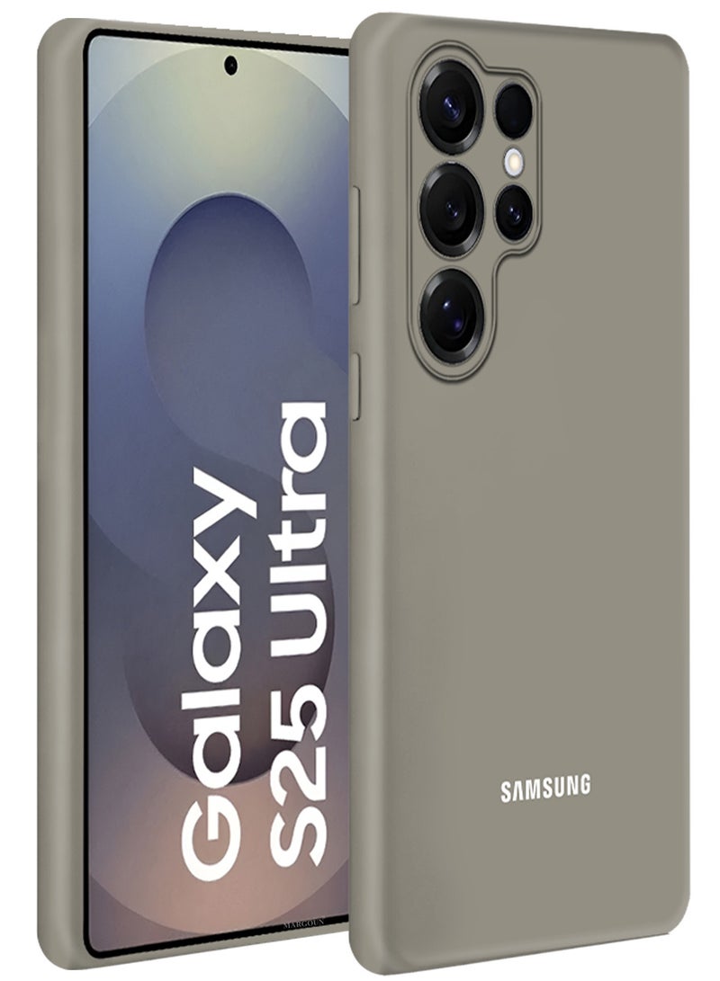 CATANES (for Samsung Galaxy S25 Ultra) Case Cover Ultra-Durable Soft Silicone Protective with Precise Cutouts and Anti-Slip Grip -Titanium Grey - Image 1