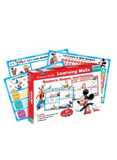 Disney Learning Mats Box - Numbers, Shapes And Patterns 