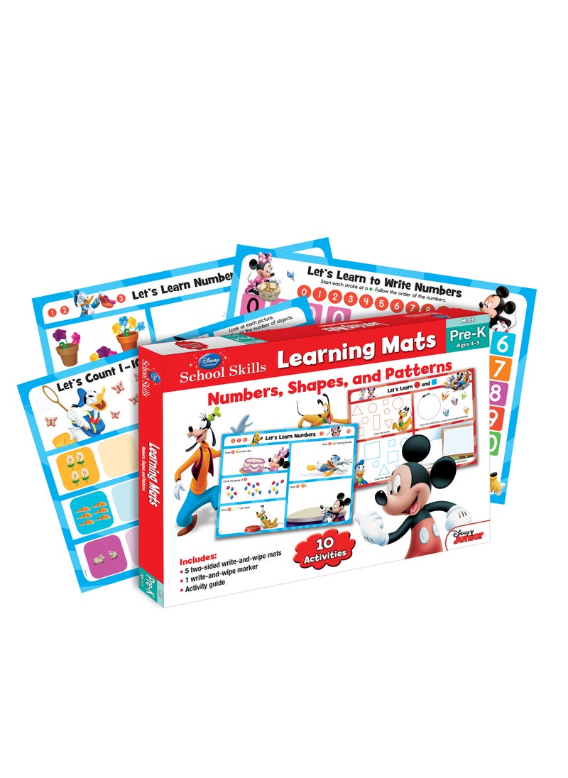 Disney - Learning Mats Box - Numbers, Shapes And Patterns - Image 1