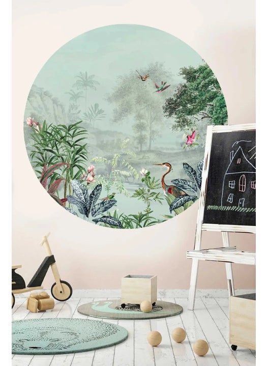 Kt Group Nature Scenery Boho Round Modern Wall Sticker