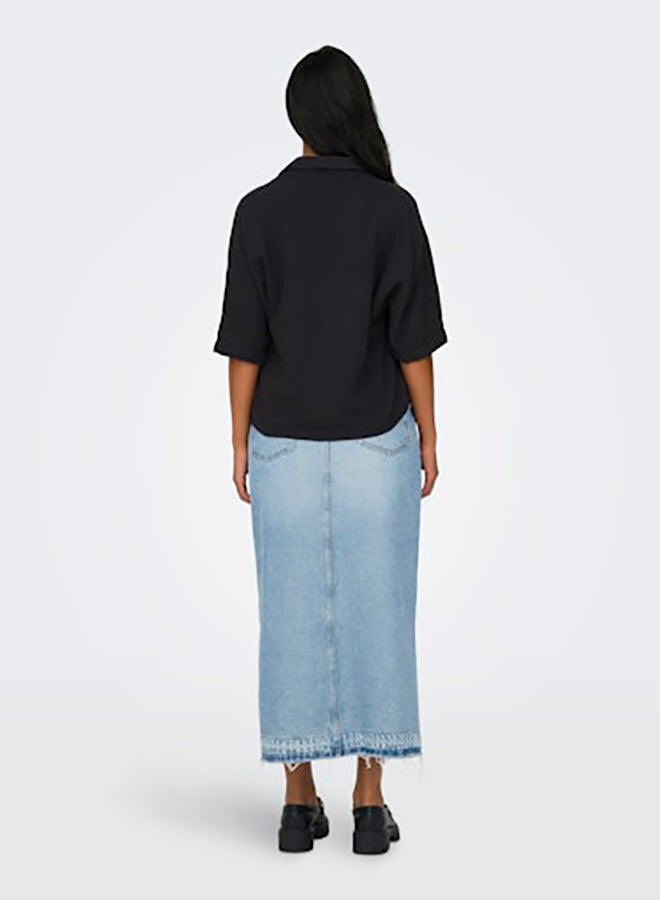 ONLY ONLY Womens Thyra Shortsleeve Shirt Woven  - Image 5
