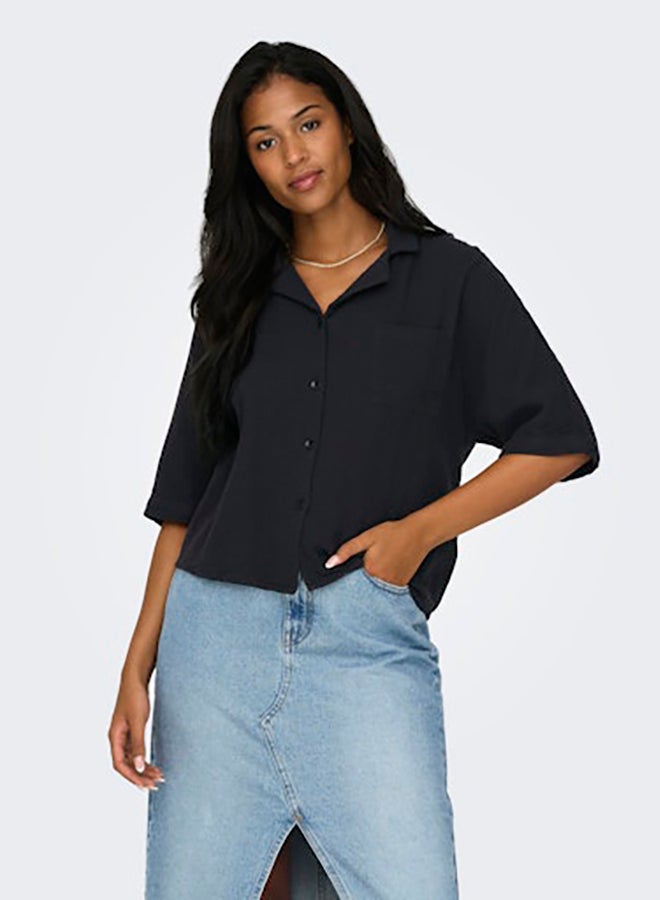 ONLY ONLY Womens Thyra Shortsleeve Shirt Woven  - Image 4