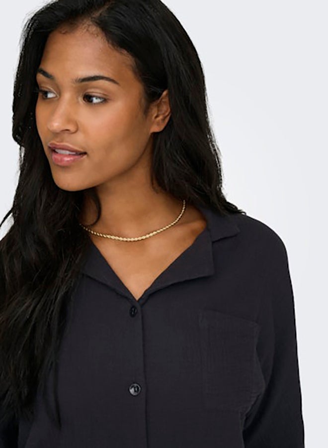 ONLY ONLY Womens Thyra Shortsleeve Shirt Woven  - Image 3