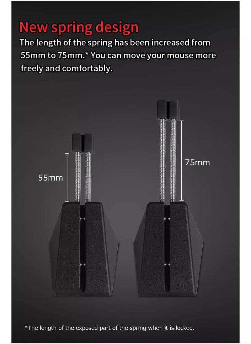 HOTLINE GAMES - Mouse Bungee 3.0+ Mouse Cord Clip Cord Management System Fixer Holder for Esports FPS Game - Image 1