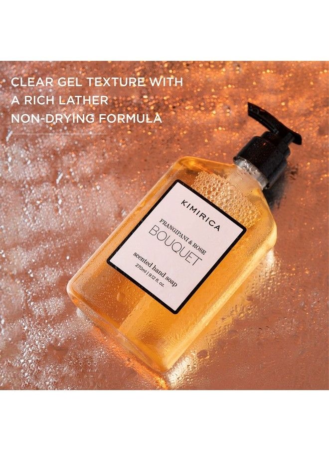 KIMIRICA - Bouquet Luxury Hand Wash ; Frangipani And Rose ; Skincare Moisturizing ; Antibacterial Formula ; 100% Vegan & Paraben Free ; 270 Ml - Image 1