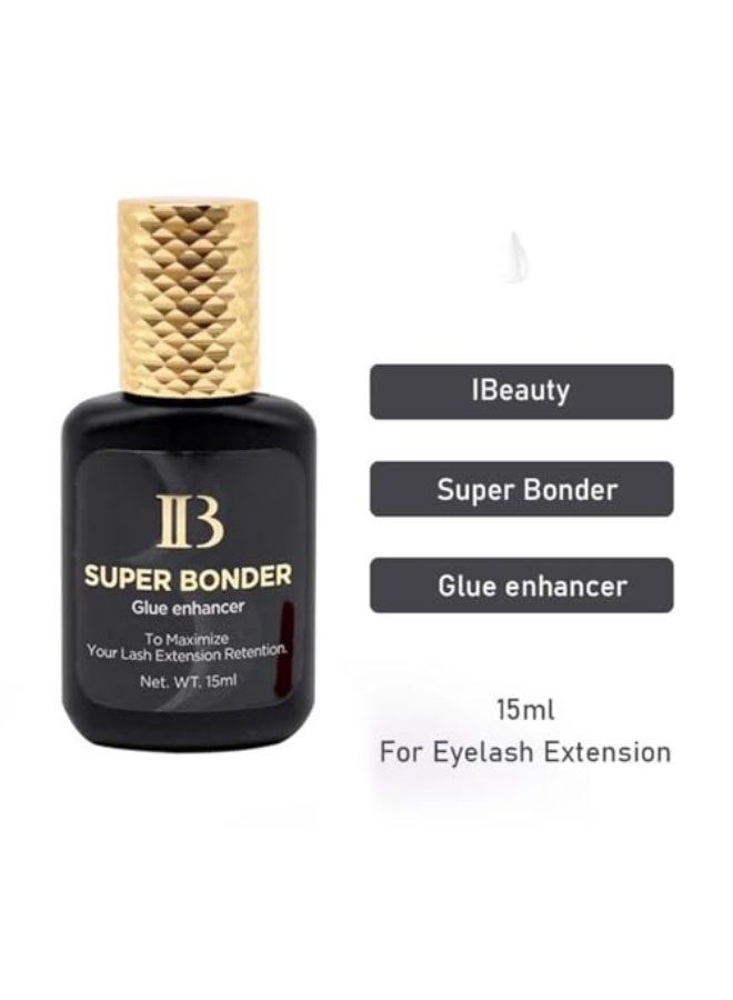آي بيوتي عامل تثبيت IB Super Bonder لتطبيقExtensions الرموش، برايمر للصمغ، يساعد على تثبيت الصمغ، لاصق احترافي IBeauty لكوريا 15 مل - Image 3