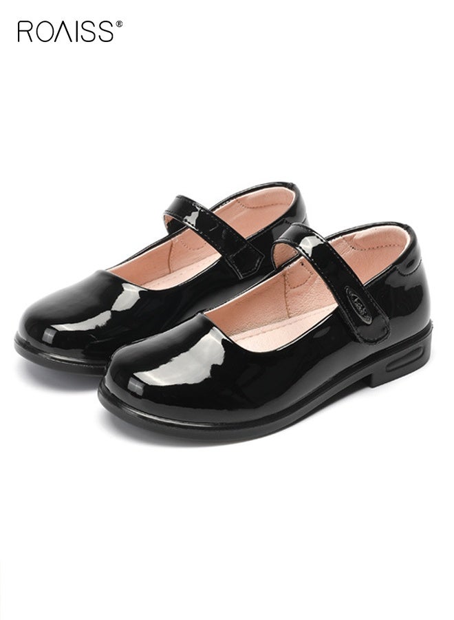roaiss Girls Stylish Dress Shoes, Elegant Retro Mary Jane Dress Shoes, Classic Premium School Uniform Flats, Suitable for Daily and Formal Wear  - Image 1