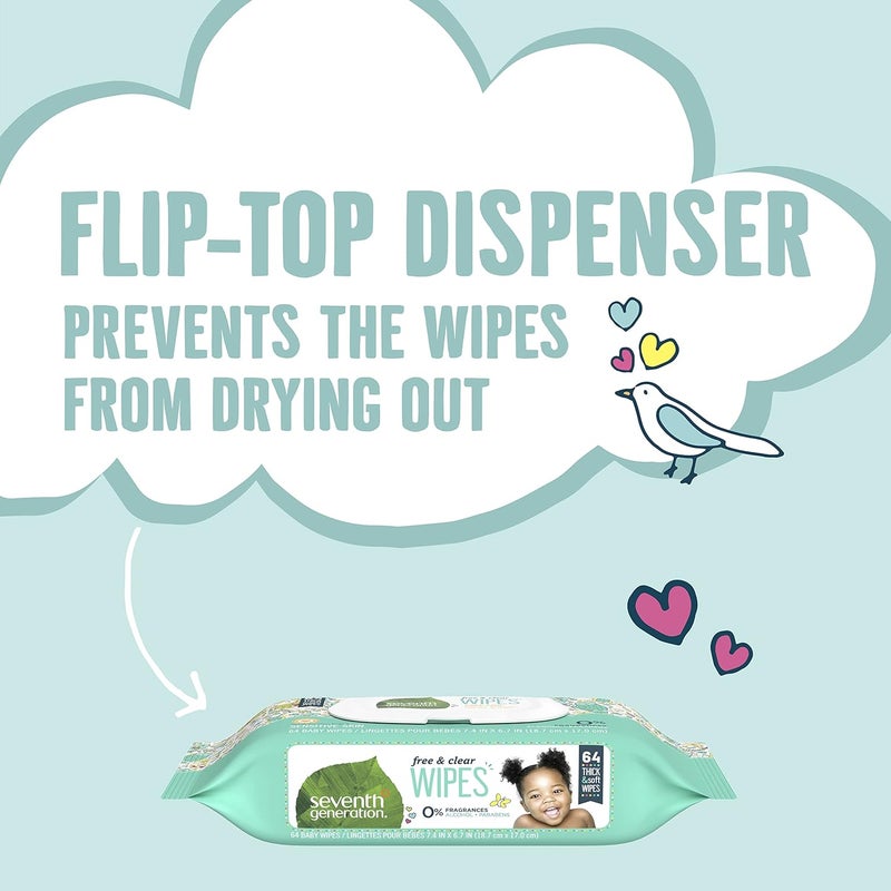 Seventh Generation Sensitive Protection Baby Wipes - Image 4