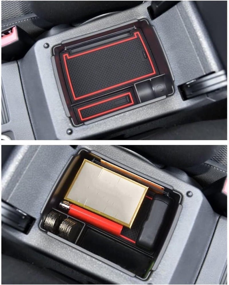 Yurefax Car Armrest Box Organizer for VW Golf 7 MK7 VII GTI R - Image 4