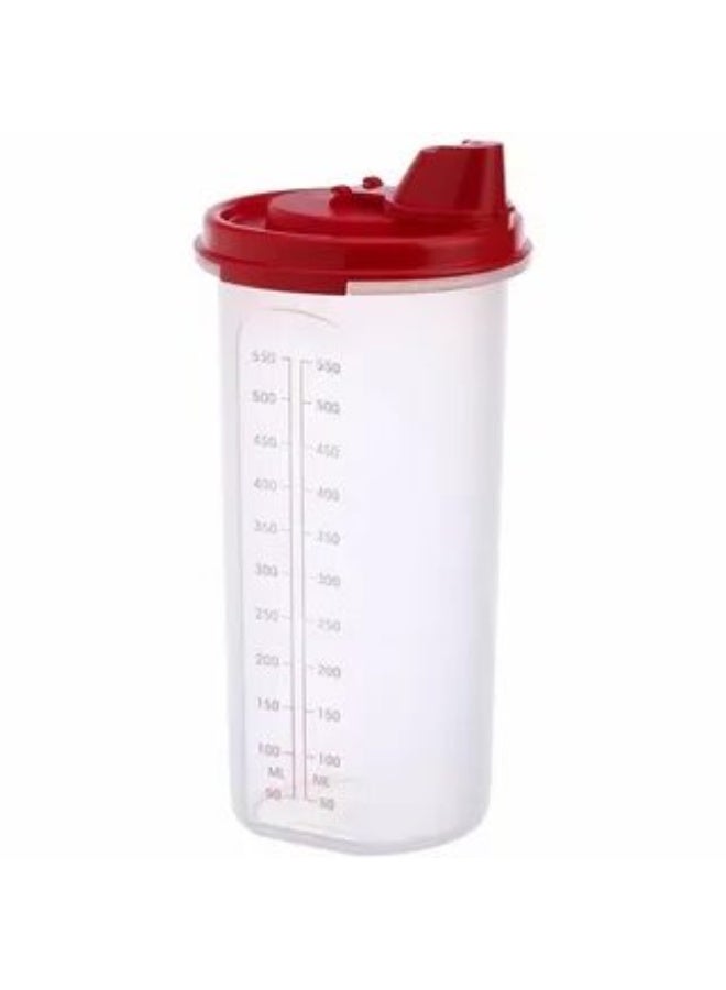 توبروير زجاجة توزيع ميدي ماجيك فلو سعة 650 مل للزيوت والخل والصلصات، حاوية تخزين سهلة الصب للمطبخ - Image 1