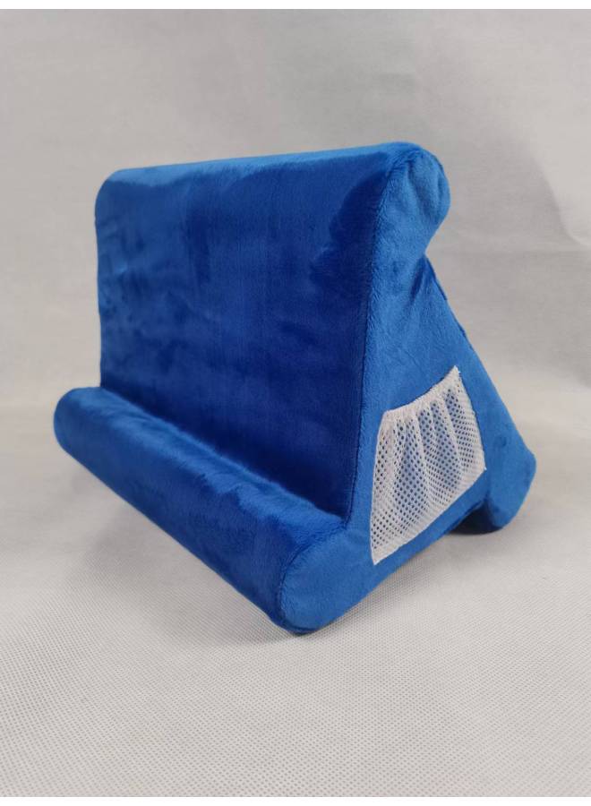 Hot Pad Pillow Lazy Convenient Pillow Triangle Pillow Home Practical Mobile Phone Bracket Reading Pillow Wholesale-Color:No. 38 Color Sapphire Blue - Image 1