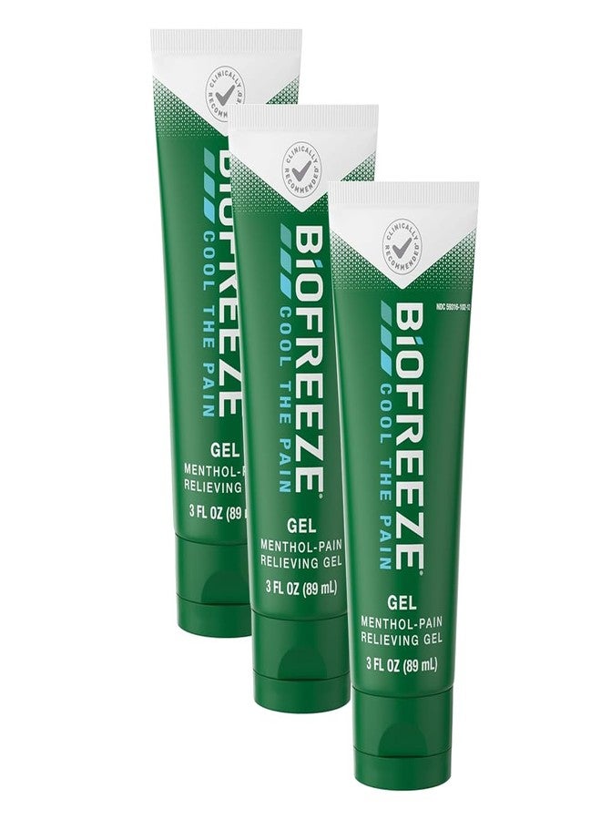 Biofreeze Menthol Pain Relieving Gel Colorless Gel 3 FL OZ Tube for Pain Relief Associated with Sore Muscles, Arthritis, Simple Backaches, and Joint Pain (Packaging May Vary - Image 1