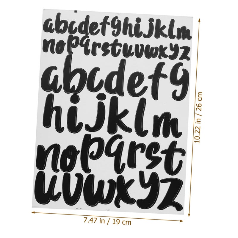 10 Sheets Self Adhesive Vinyl Alphabet Letter Stickers Weatherproof for Mailbox Door Car Window Address Labeling - Image 3