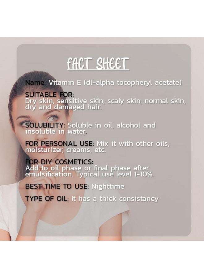 هوليوود سيكريتس زيت فيتامين E النقي 30000 وحدة دولية لشعر الوجه 100 مل - Image 4