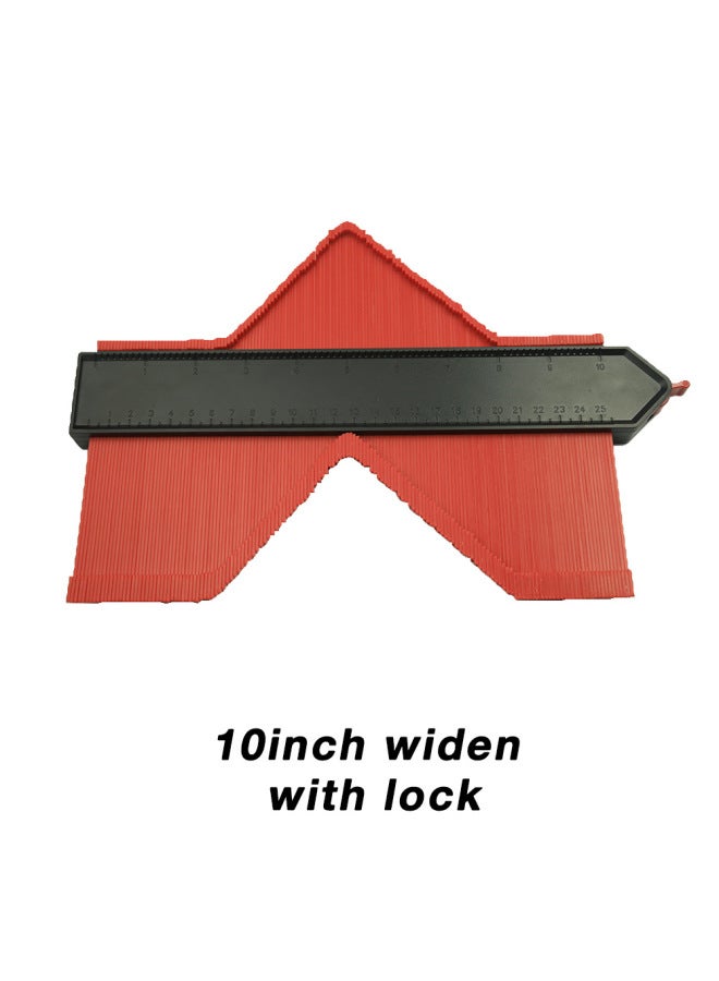 Cross-border Multi-functional Radian Ruler Special-shaped Profile Ruler Shaper Woodworking Large Profile Measuring Ruler Curve Shaper 