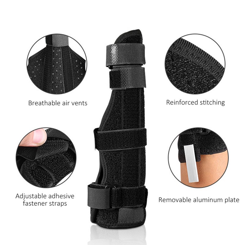 1pc Two Finger Splint Finger Brace Support for Finger Arthritis Tendonitis Pain Relief - Image 5