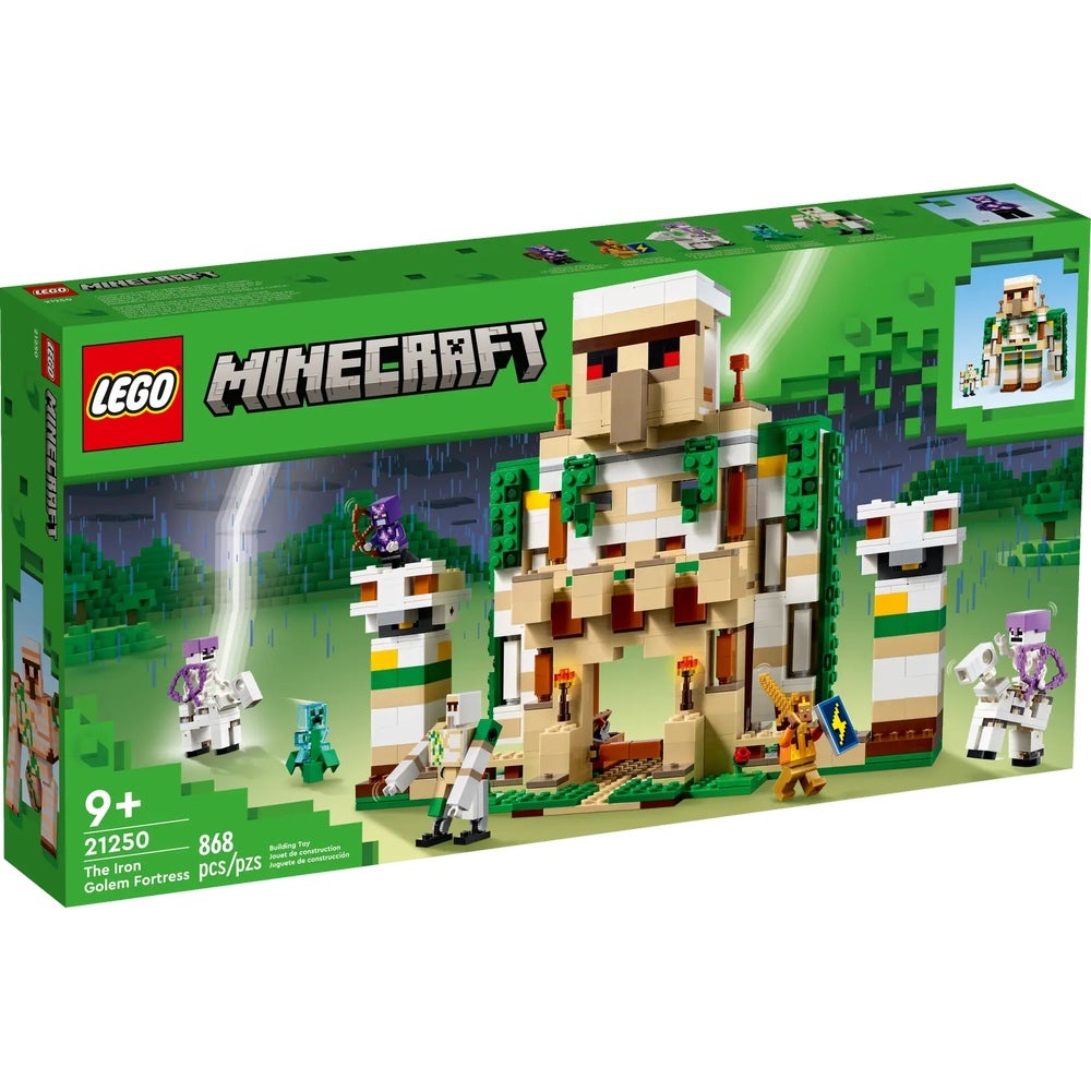 LEGO - Minecraft The Iron Golem Fortress 868 Pieces - 21250