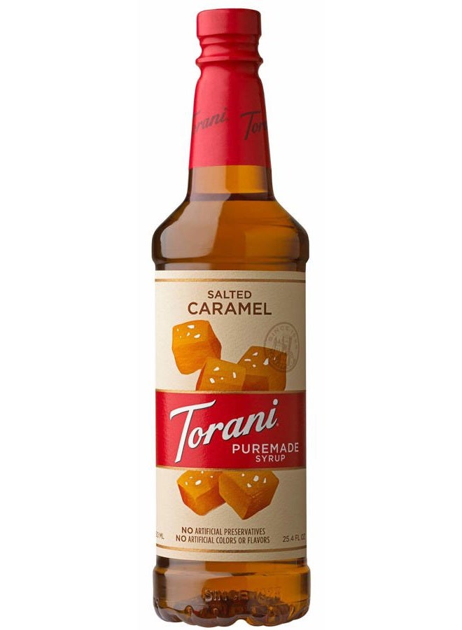 Torani شراب بيورميد، كراميل مملح، 25.4 أونصة - Image 1
