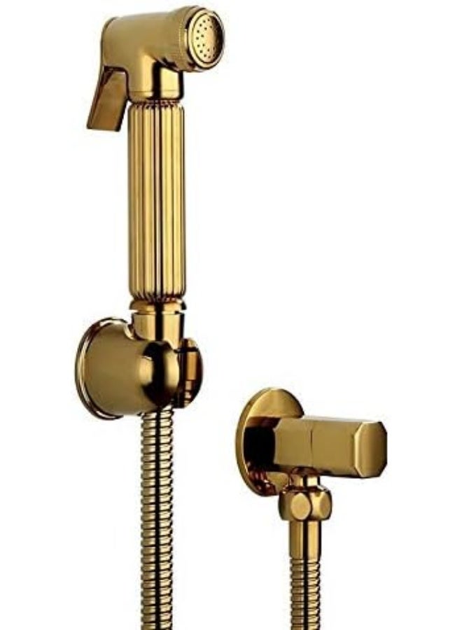 PRIME SOLE Premium Handheld Bidet Sprayer Kit with High-Pressure Flow Control - Ergonomic Wall-Mounted Personal Hygiene Solution for Modern Bathrooms - Durable Solid Metal Leak-Proof Bathroom Sprayer Set - Image 1