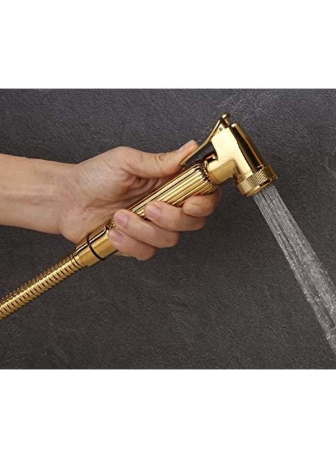 PRIME SOLE Premium Handheld Bidet Sprayer Kit with High-Pressure Flow Control - Ergonomic Wall-Mounted Personal Hygiene Solution for Modern Bathrooms - Durable Solid Metal Leak-Proof Bathroom Sprayer Set - Image 5